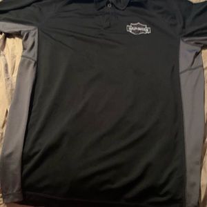 Harley Davidson black polo L